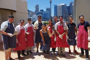 group picture after cooking