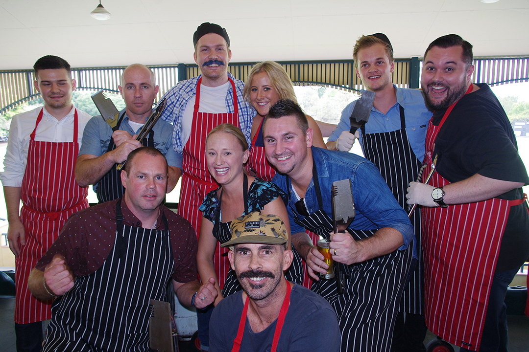 cooking-team-building master chef participants in cooking team building