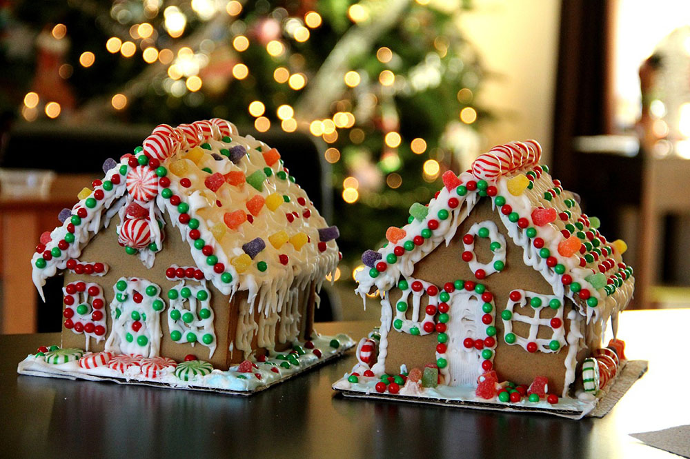 Christmas gingerbread house.