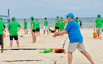Beach Team Building in Melbourne for Work Teams